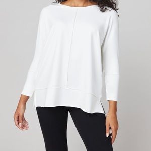 SPANX Dolman Shirt, White, Sz Medium